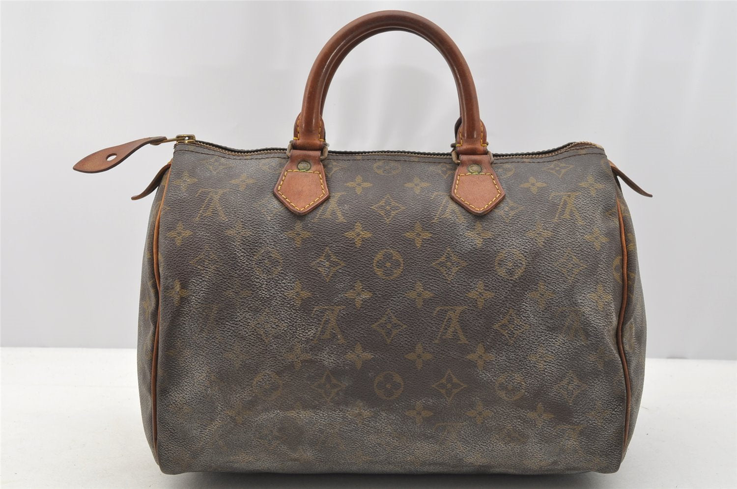 Authentic Louis Vuitton Monogram Speedy 30 Hand Boston Bag Old Model LV 5128I