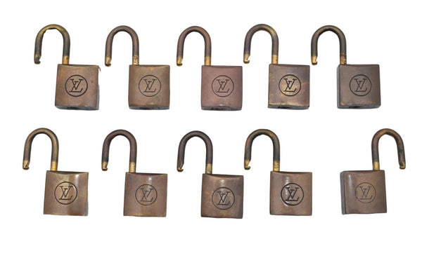 Authentic Louis Vuitton Padlock 10Set Old Model LV 5129D