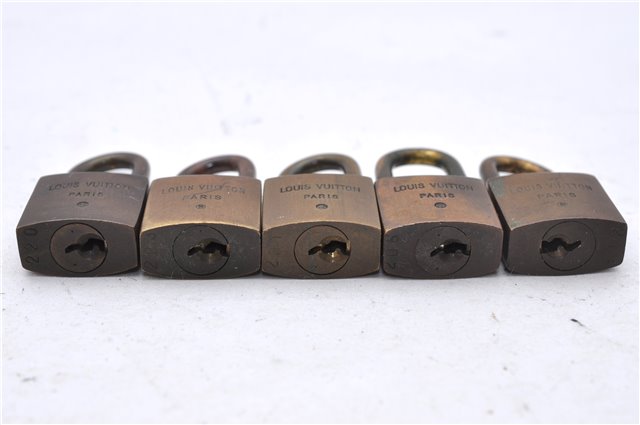 Authentic Louis Vuitton Padlock 10Set Old Model LV 5129D