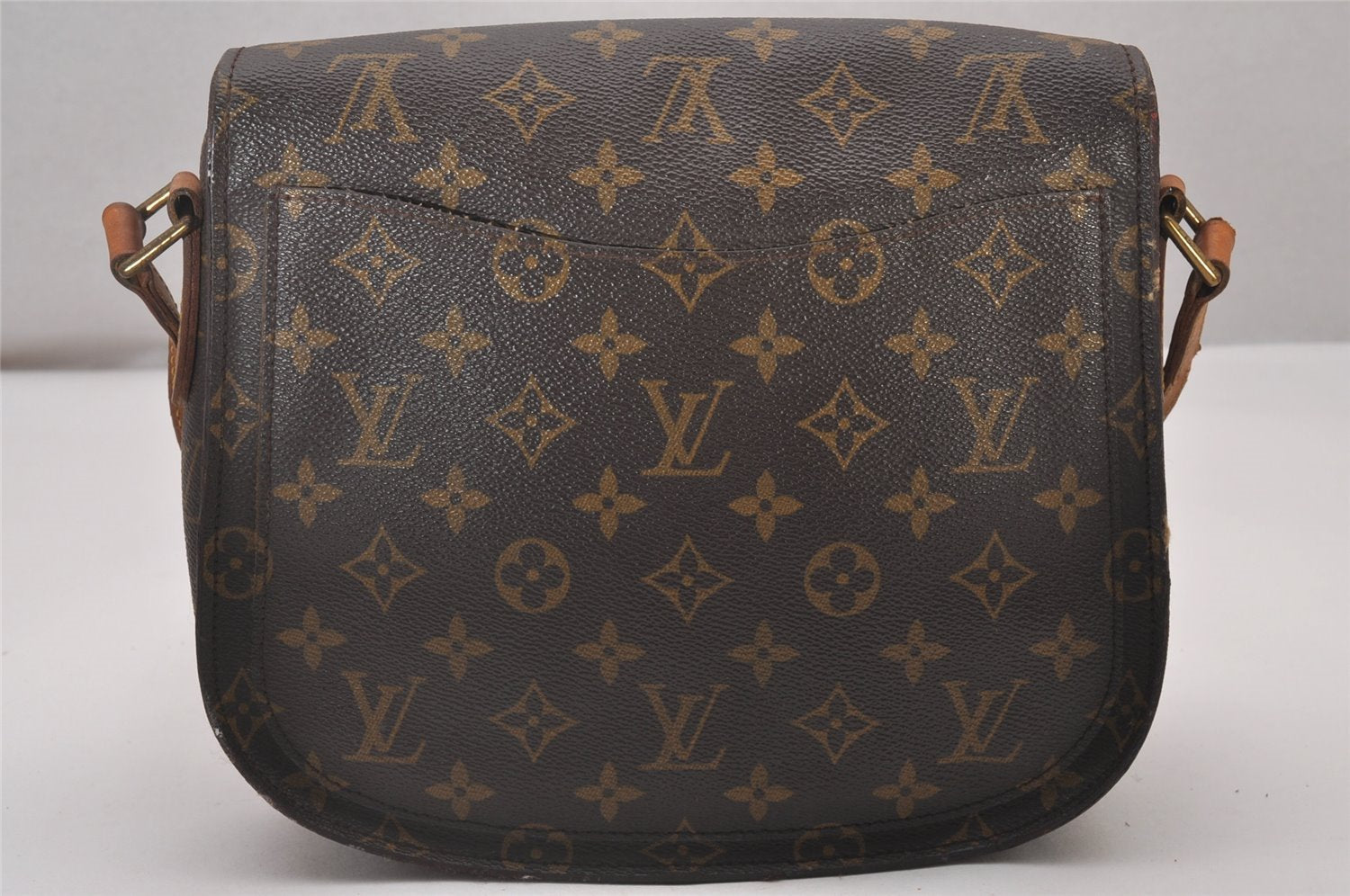 Authentic Louis Vuitton Monogram Saint Cloud GM M51242 Shoulder Cross Bag 5129I