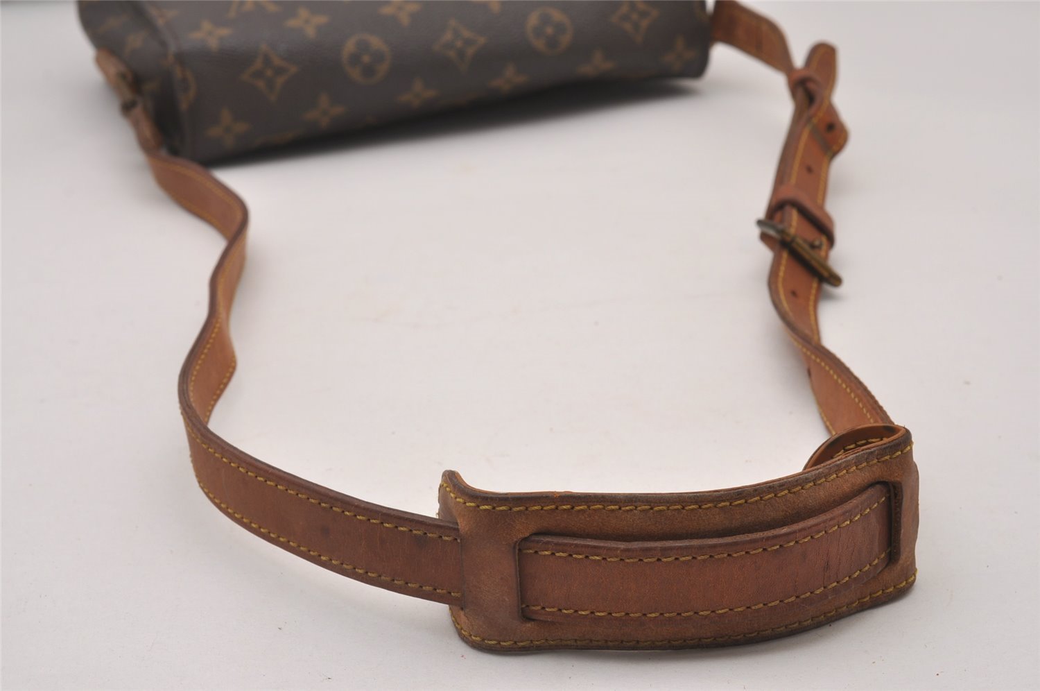 Authentic Louis Vuitton Monogram Saint Cloud GM M51242 Shoulder Cross Bag 5129I