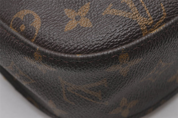 Authentic Louis Vuitton Monogram Saint Cloud GM M51242 Shoulder Cross Bag 5129I