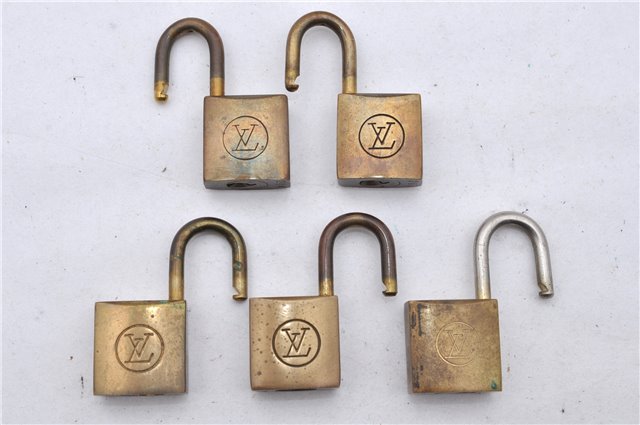 Authentic Louis Vuitton Padlock 10Set Old Model LV 5130D