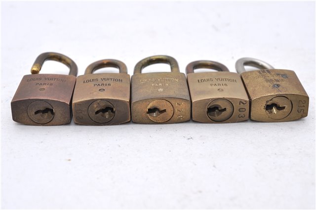 Authentic Louis Vuitton Padlock 10Set Old Model LV 5130D