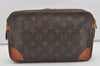 Authentic Louis Vuitton Monogram Compiegne 28 Clutch Hand Bag M51845 LV 5130I