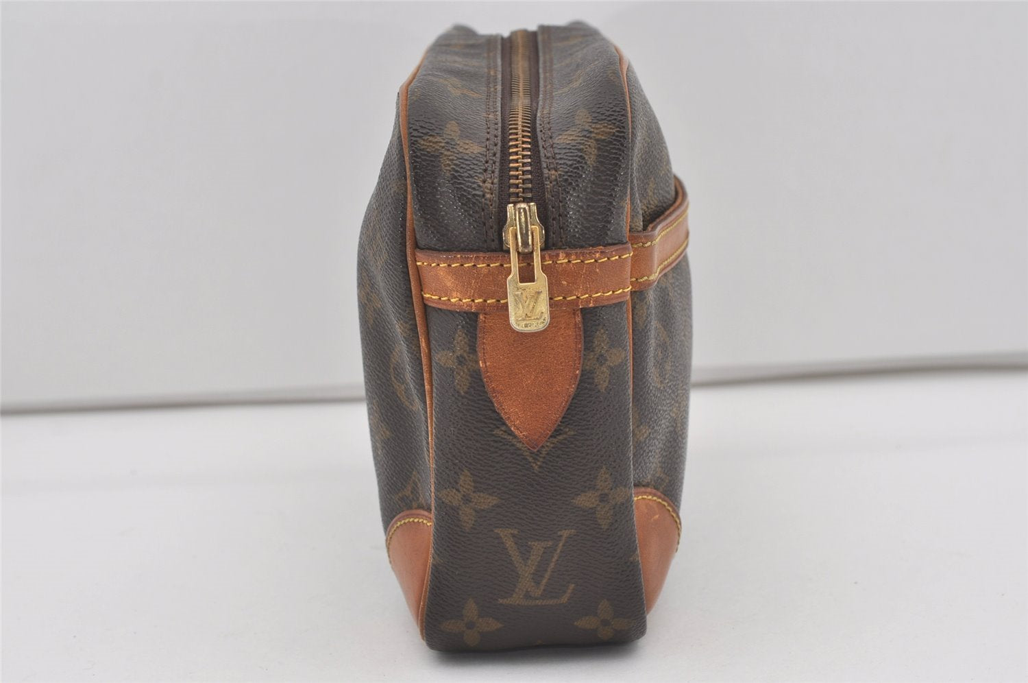 Authentic Louis Vuitton Monogram Compiegne 28 Clutch Hand Bag M51845 LV 5130I