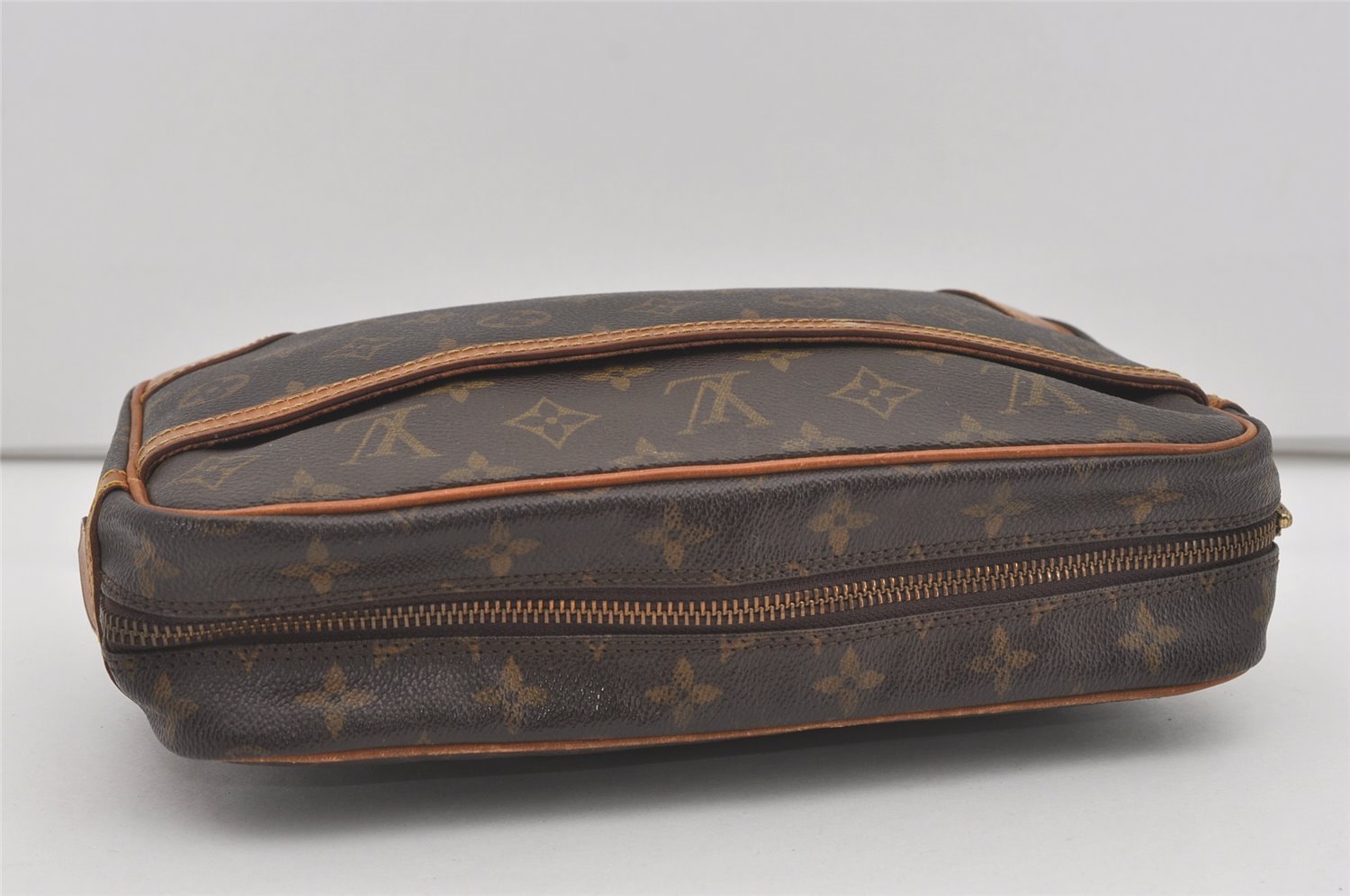 Authentic Louis Vuitton Monogram Compiegne 28 Clutch Hand Bag M51845 LV 5130I