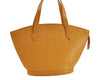 Authentic Louis Vuitton Epi Saint Jacques Hand Bag Yellow M52279 LV 5131I