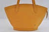 Authentic Louis Vuitton Epi Saint Jacques Hand Bag Yellow M52279 LV 5131I