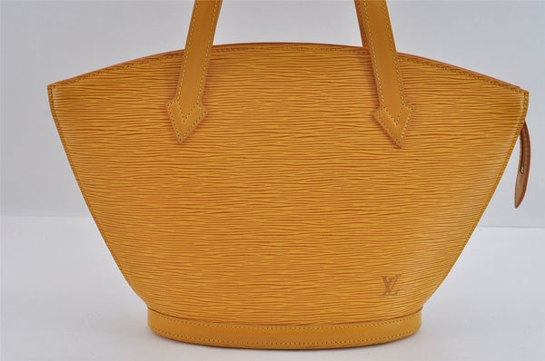Authentic Louis Vuitton Epi Saint Jacques Hand Bag Yellow M52279 LV 5131I