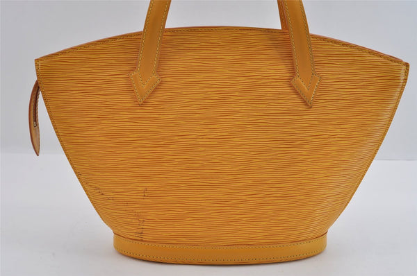 Authentic Louis Vuitton Epi Saint Jacques Hand Bag Yellow M52279 LV 5131I