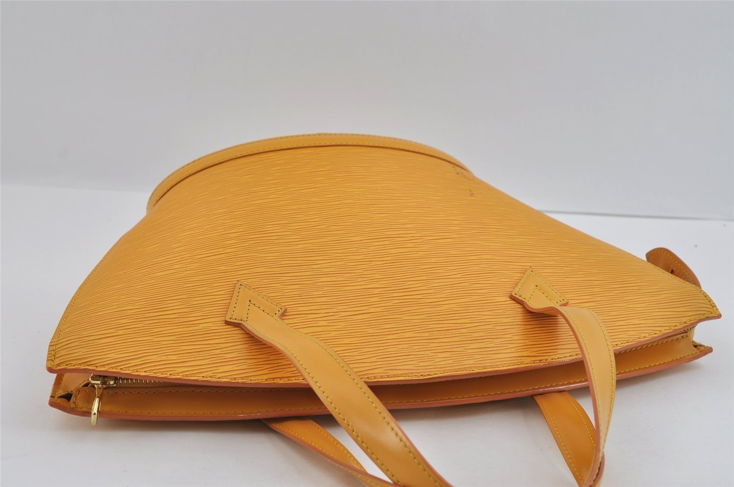 Authentic Louis Vuitton Epi Saint Jacques Hand Bag Yellow M52279 LV 5131I