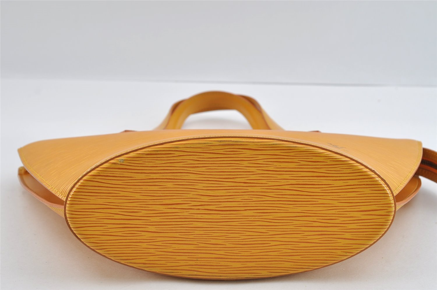 Authentic Louis Vuitton Epi Saint Jacques Hand Bag Yellow M52279 LV 5131I
