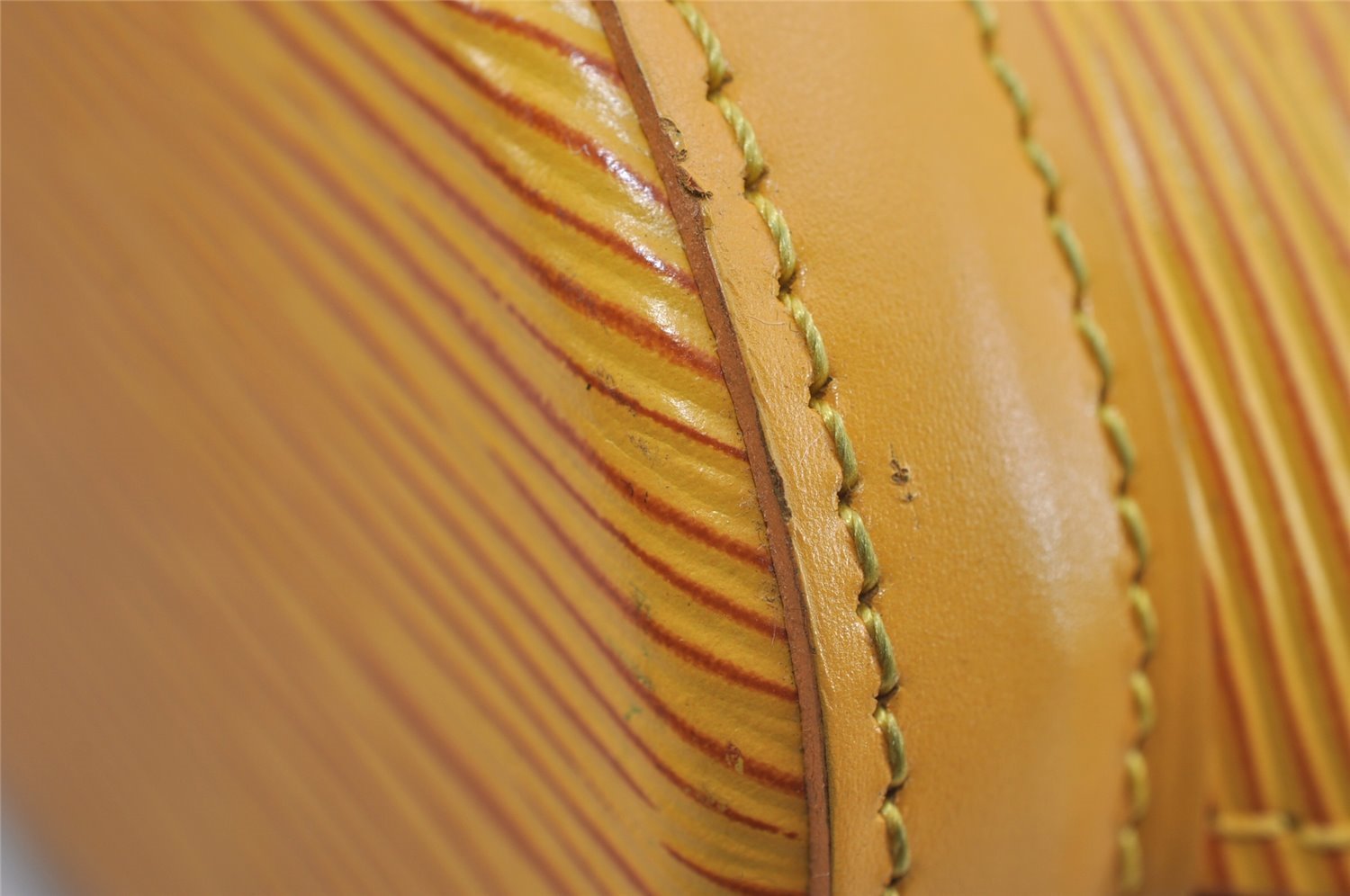 Authentic Louis Vuitton Epi Saint Jacques Hand Bag Yellow M52279 LV 5131I