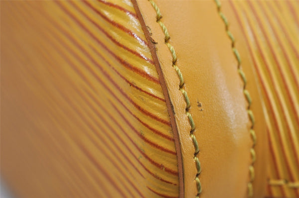 Authentic Louis Vuitton Epi Saint Jacques Hand Bag Yellow M52279 LV 5131I
