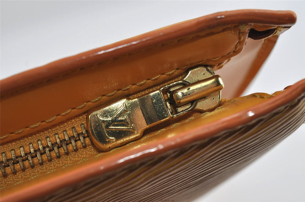 Authentic Louis Vuitton Epi Saint Jacques Hand Bag Yellow M52279 LV 5131I