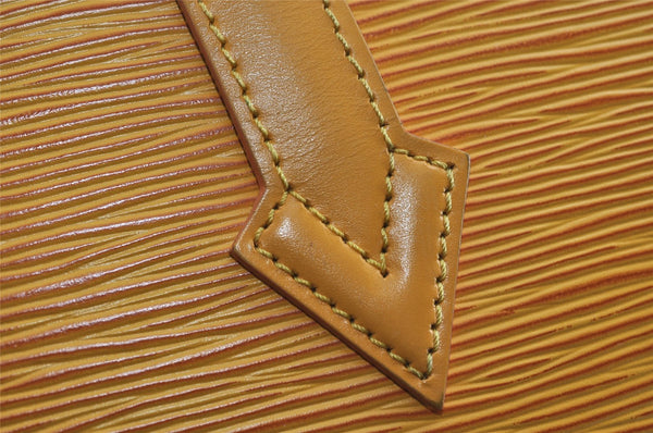 Authentic Louis Vuitton Epi Saint Jacques Hand Bag Yellow M52279 LV 5131I