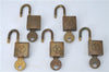 Authentic Louis Vuitton Padlock and Key 10Set Old Model LV 5132D