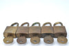 Authentic Louis Vuitton Padlock and Key 10Set Old Model LV 5132D