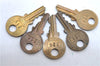 Authentic Louis Vuitton Padlock and Key 10Set Old Model LV 5132D