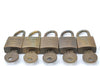 Authentic Louis Vuitton Padlock and Key 10Set Old Model LV 5132D