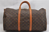 Authentic Louis Vuitton Monogram Keepall Bandouliere 50 M41416 Boston Bag 5132F