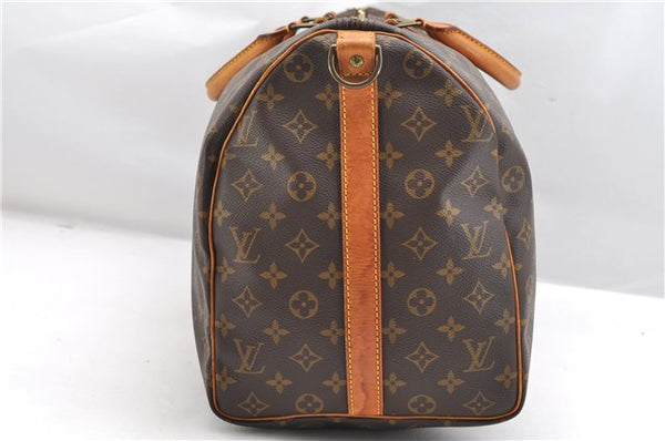 Authentic Louis Vuitton Monogram Keepall Bandouliere 50 M41416 Boston Bag 5132F