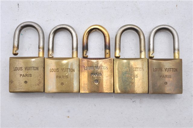 Authentic Louis Vuitton Padlock 10Set Old Model LV 5133D