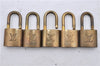 Authentic Louis Vuitton Padlock Gold 10Set LV 5134D