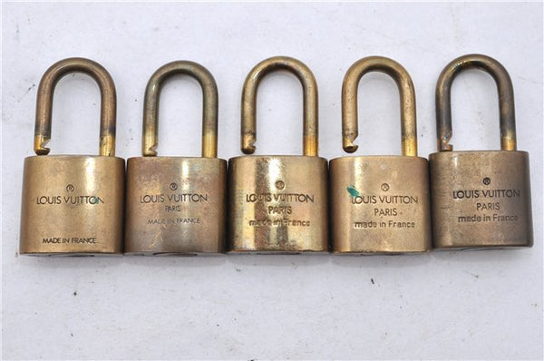 Authentic Louis Vuitton Padlock Gold 10Set LV 5134D