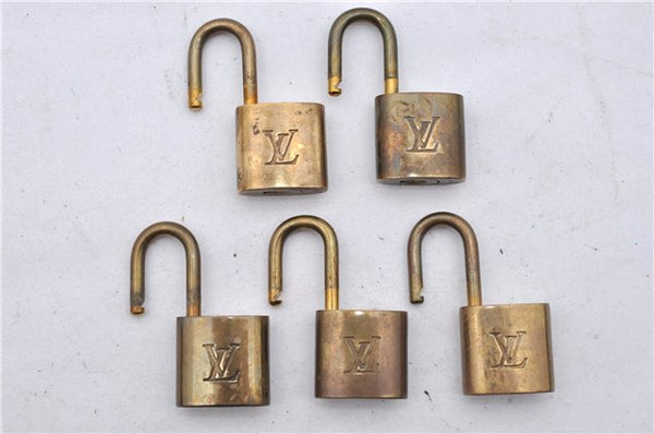 Authentic Louis Vuitton Padlock Gold 10Set LV 5134D