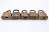 Authentic Louis Vuitton Padlock Gold 10Set LV 5134D