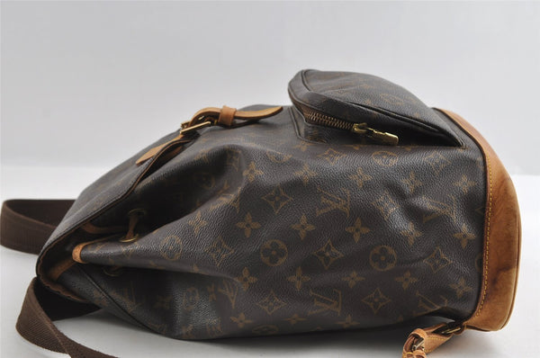 Authentic Louis Vuitton Monogram Montsouris GM Backpack M51135 LV 5134I