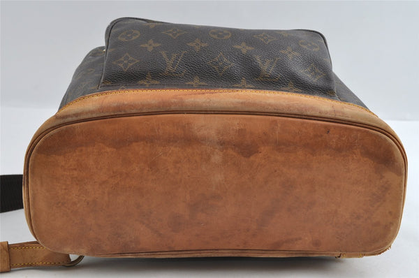 Authentic Louis Vuitton Monogram Montsouris GM Backpack M51135 LV 5134I