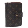 Authentic Louis Vuitton Monogram Porte Papier Zip Bifold Wallet M61207 LV 5135D