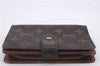 Authentic Louis Vuitton Monogram Porte Papier Zip Bifold Wallet M61207 LV 5135D