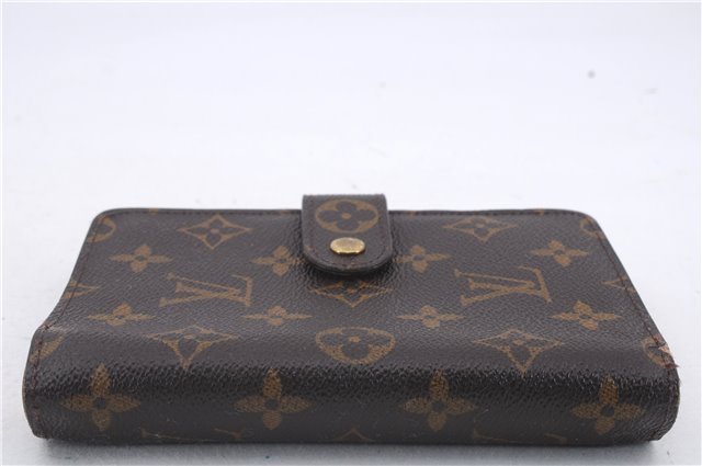 Authentic Louis Vuitton Monogram Porte Papier Zip Bifold Wallet M61207 LV 5135D