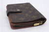 Authentic Louis Vuitton Monogram Porte Papier Zip Bifold Wallet M61207 LV 5135D