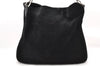 Authentic GUCCI Bamboo 2way Shoulder Hand Bag Suede Leather 0011577 Black 5137C