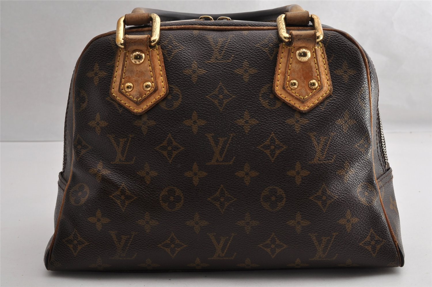 Authentic Louis Vuitton Monogram Manhattan PM Hand Bag Purse M40026 LV 5137I