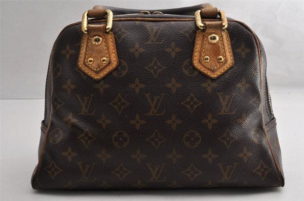 Authentic Louis Vuitton Monogram Manhattan PM Hand Bag Purse M40026 LV 5137I