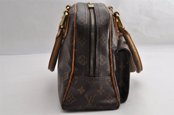 Authentic Louis Vuitton Monogram Manhattan PM Hand Bag Purse M40026 LV 5137I