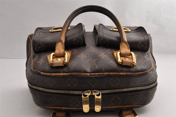 Authentic Louis Vuitton Monogram Manhattan PM Hand Bag Purse M40026 LV 5137I