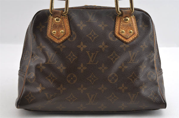 Authentic Louis Vuitton Monogram Manhattan PM Hand Bag Purse M40026 Junk 5138I