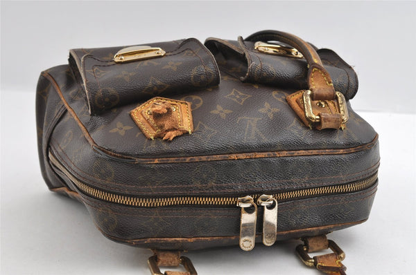 Authentic Louis Vuitton Monogram Manhattan PM Hand Bag Purse M40026 Junk 5138I