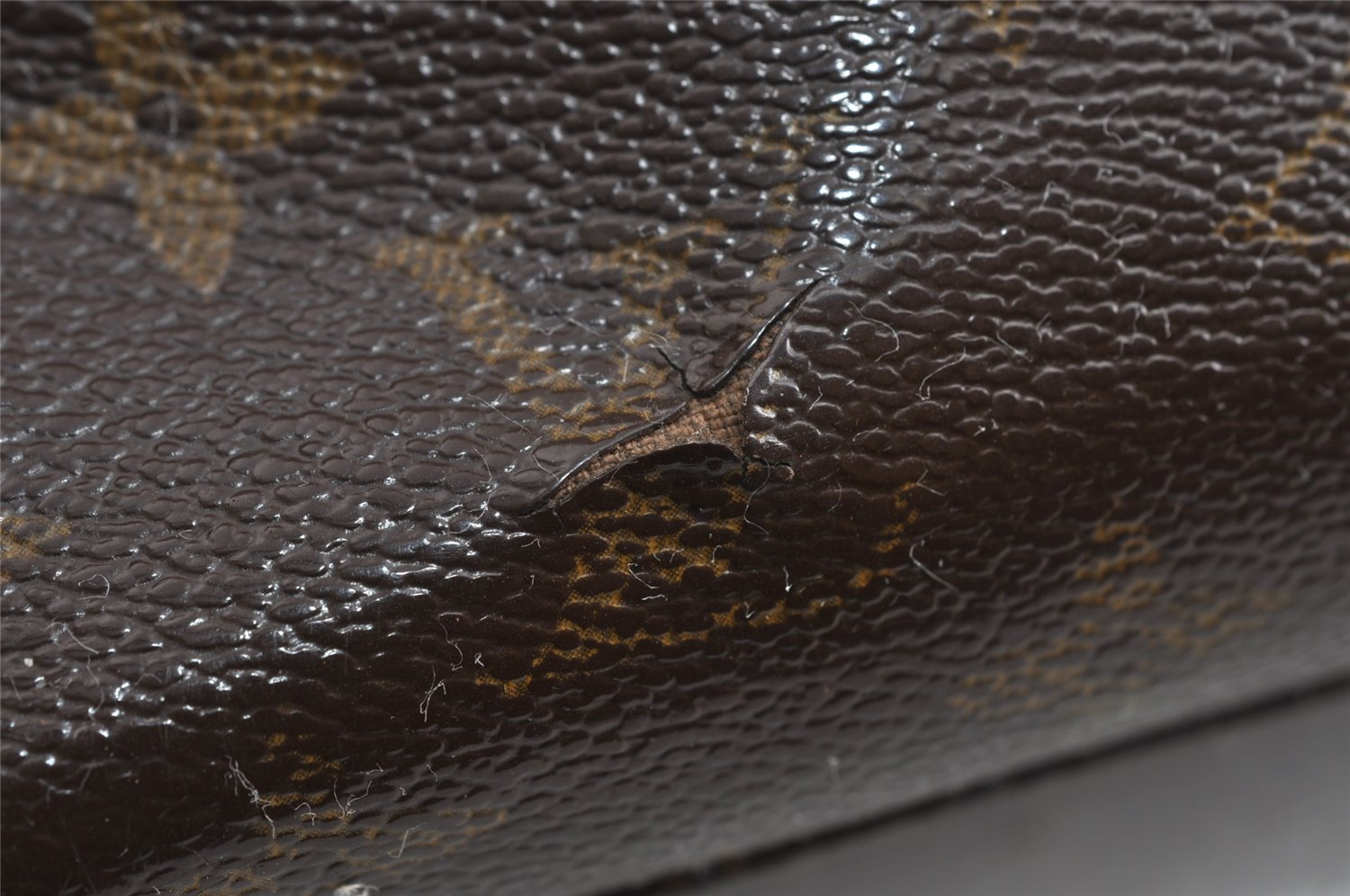 Authentic Louis Vuitton Monogram Manhattan PM Hand Bag Purse M40026 Junk 5138I