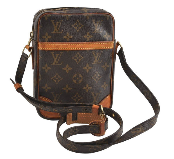 Authentic Louis Vuitton Monogram Danube Shoulder Cross Body Bag M45266 LV 5139I