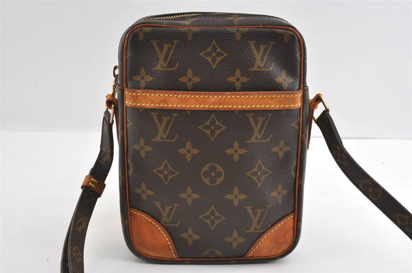 Authentic Louis Vuitton Monogram Danube Shoulder Cross Body Bag M45266 LV 5139I