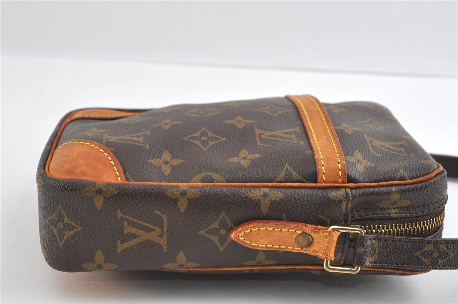 Authentic Louis Vuitton Monogram Danube Shoulder Cross Body Bag M45266 LV 5139I