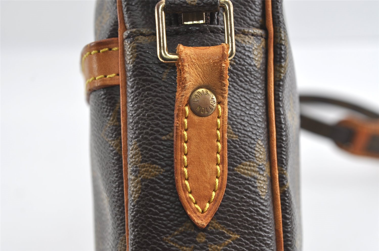 Authentic Louis Vuitton Monogram Danube Shoulder Cross Body Bag M45266 LV 5139I